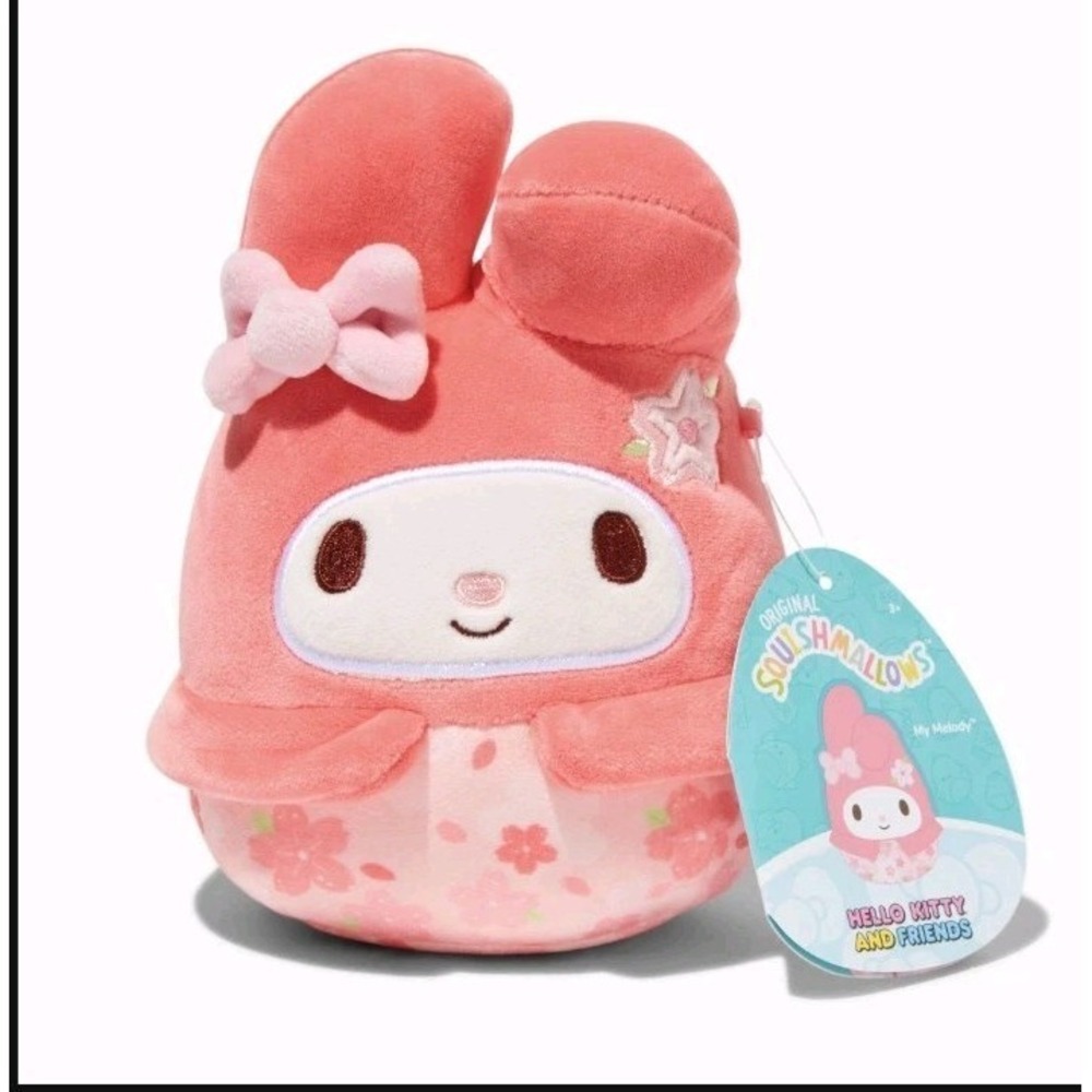 Squishmallows Plush Sanrio Hello Kitty‎ & Friends Sakura My Melody 5" NWT